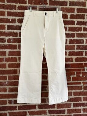 Women’s Cream Straight-Leg jeans